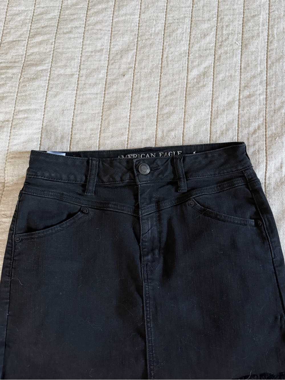 American Eagle Outfitters Black High-Rise Skinny Jeans